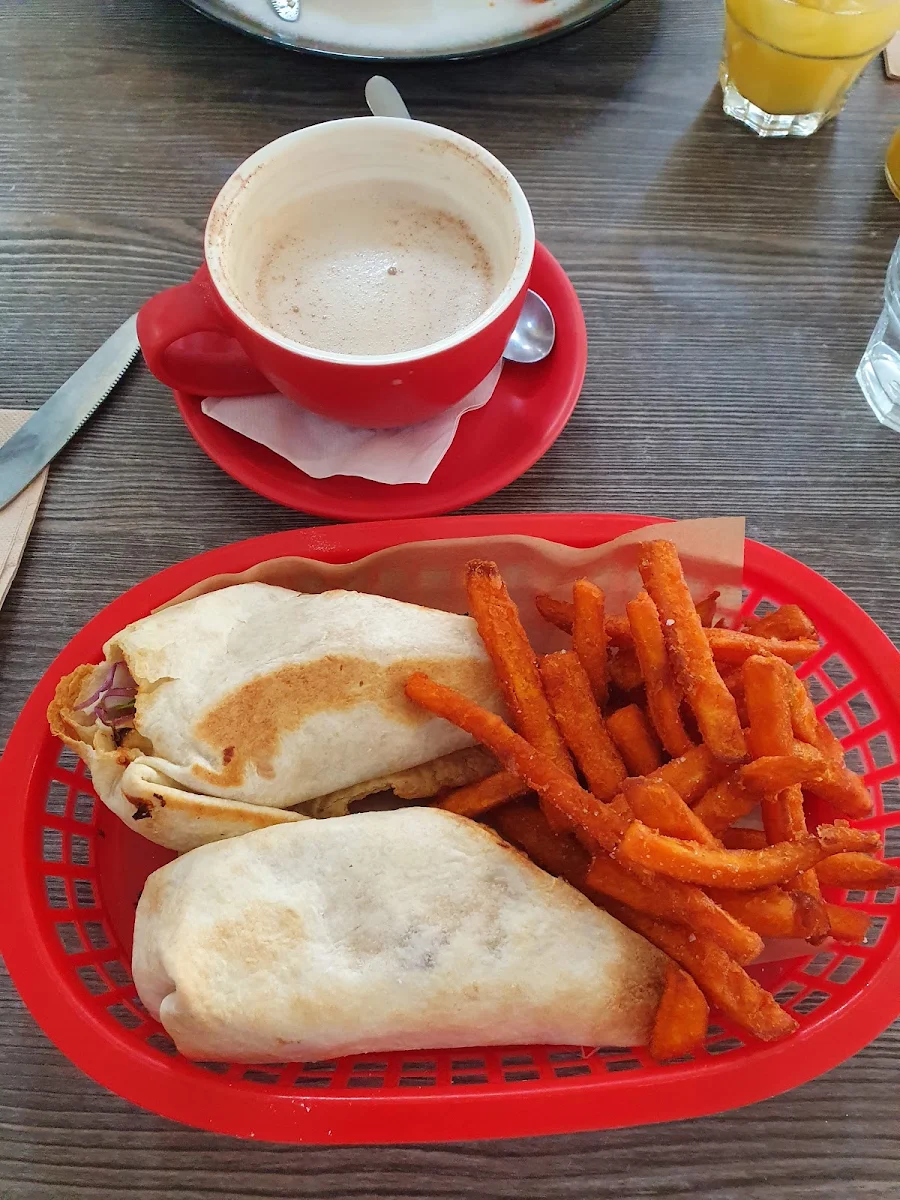 Sweet Potato Fries with a Wrap