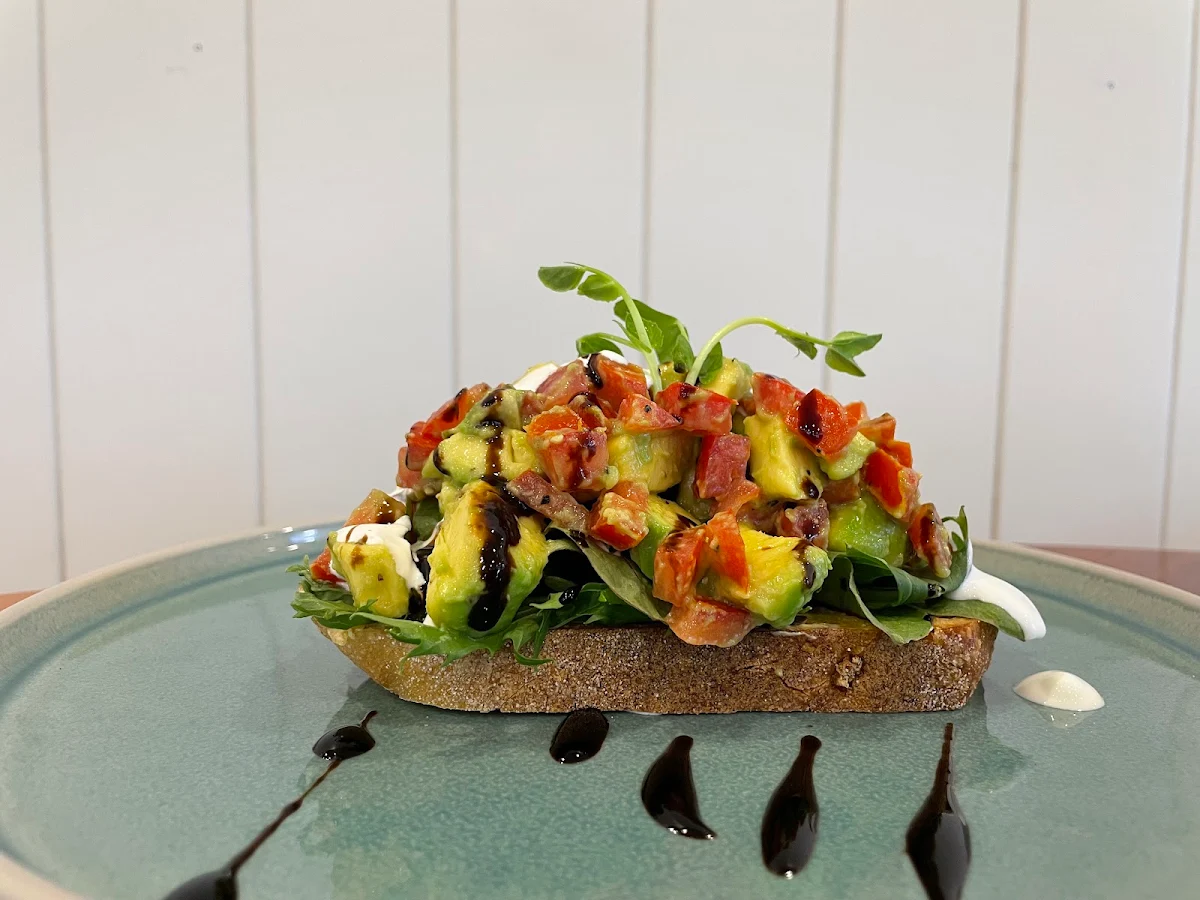 Smashed Avo, Brew and Grind Cafe