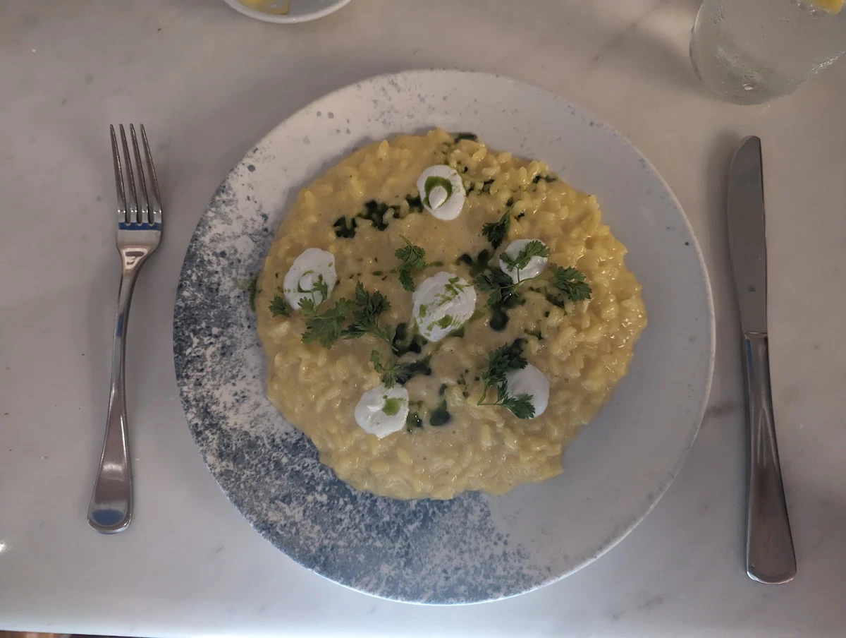 Saffron Risotto, Village Wine Bar