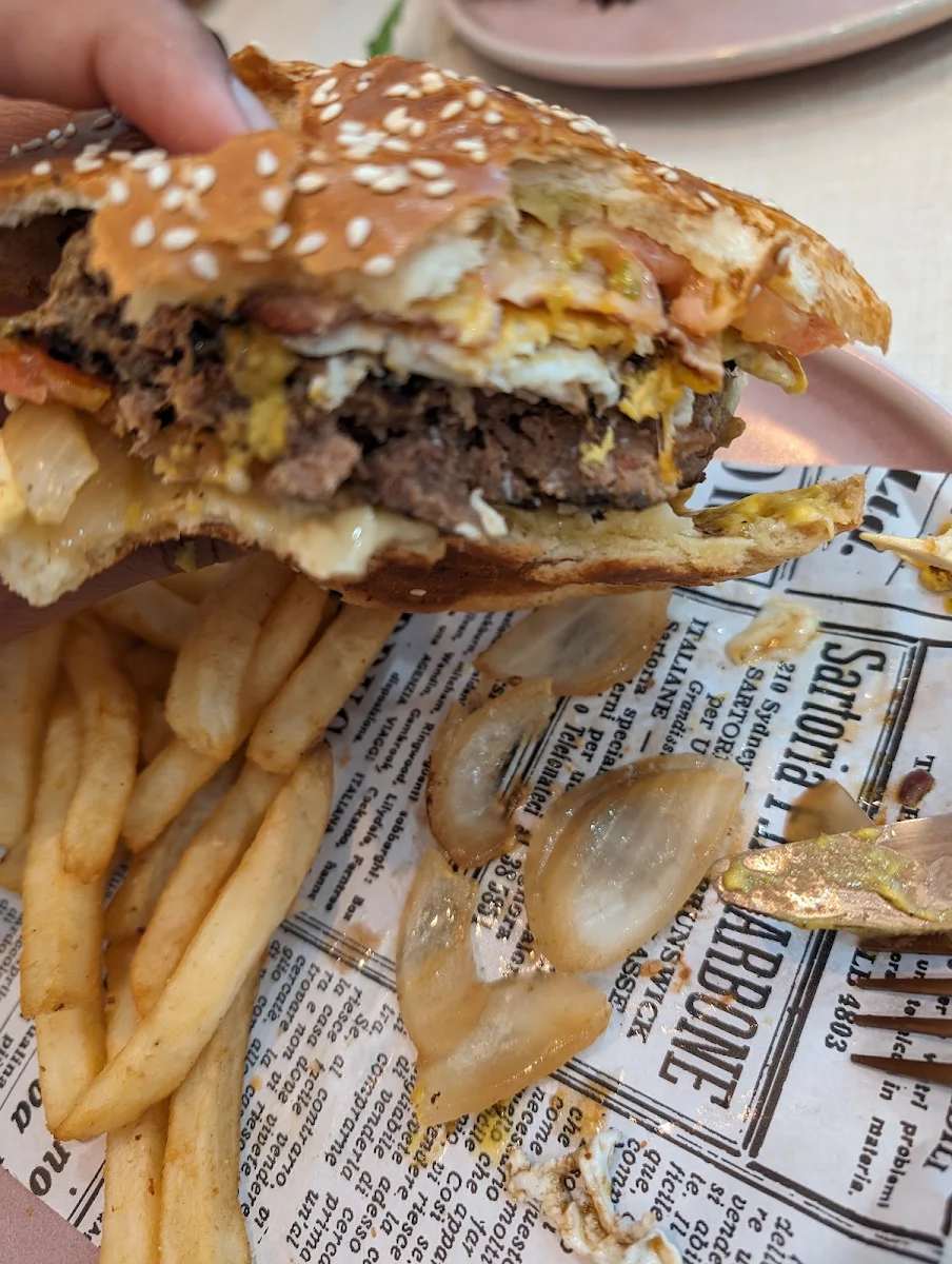 Burger and Fries