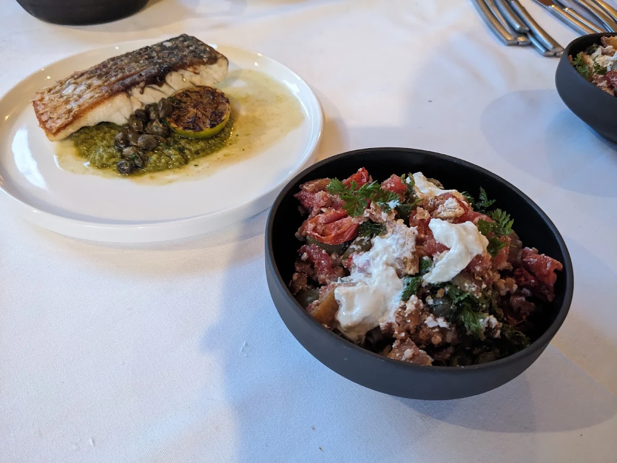 Barramundi and Tomato Salad
