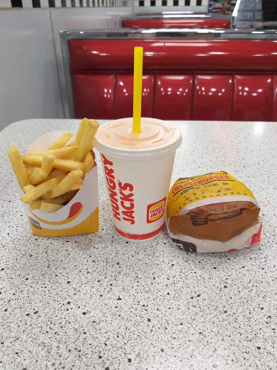 Medium Double Cheeseburger Meal, Hungry Jack's Burgers Hendon