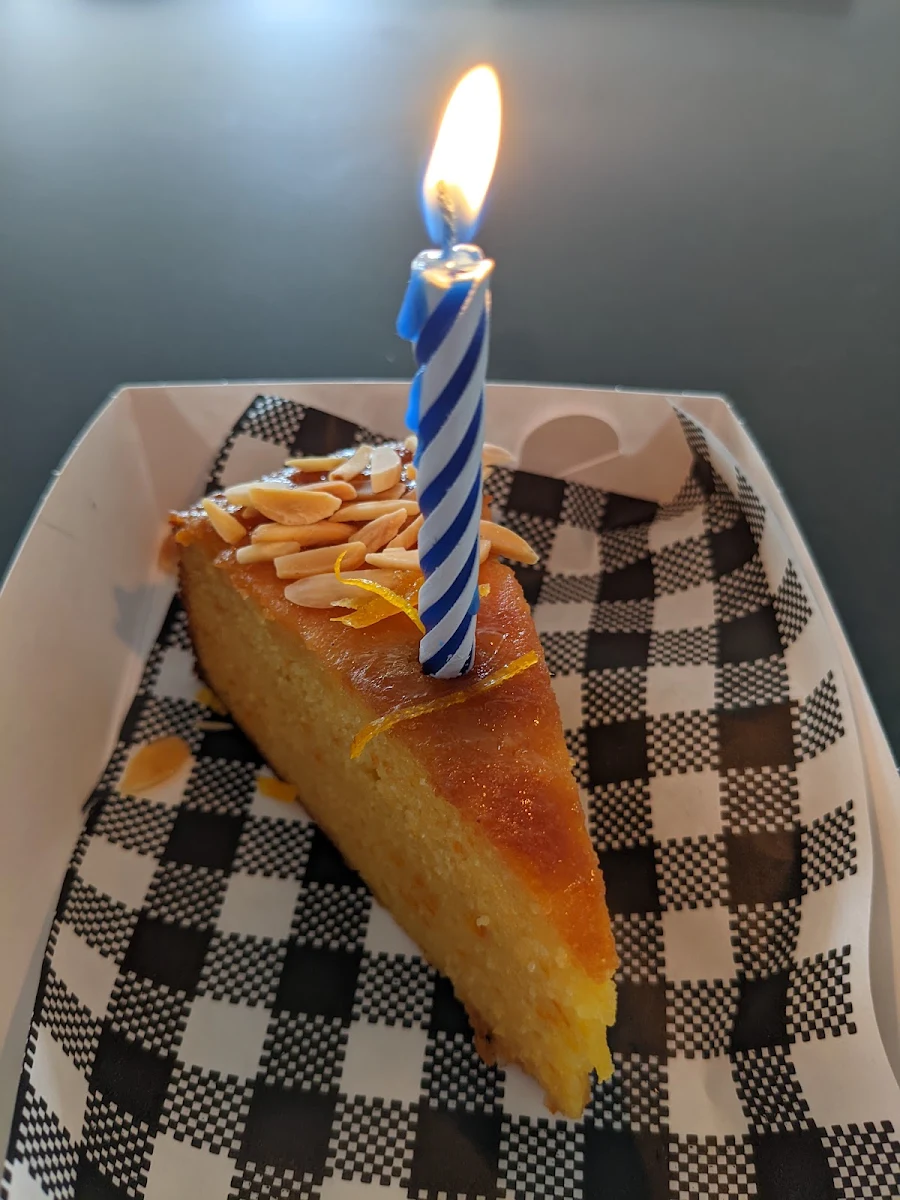 Orange Cake Slice