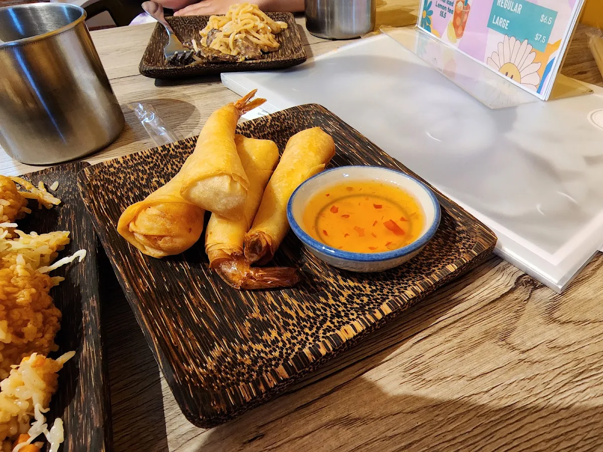 Prawn Spring Rolls, Stawell Thai Food