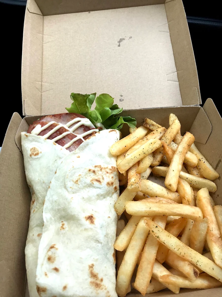 blt Wrap, Leaf n Bean TAKEAWAY Coffee and Food