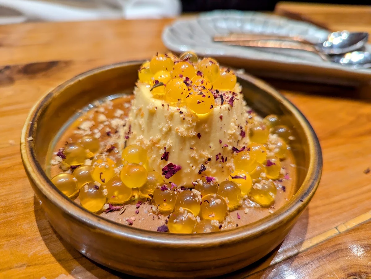 Saffron Panna Cotta