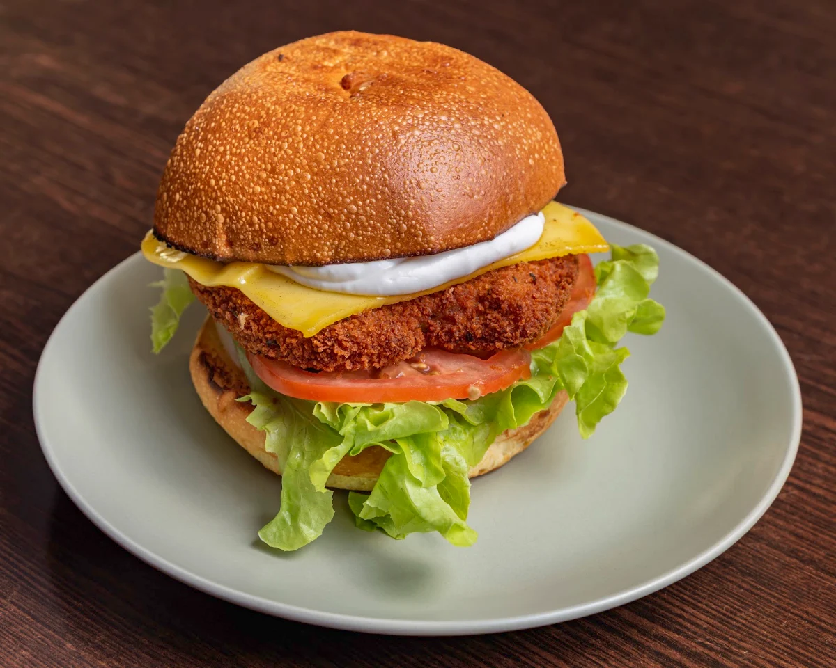 House Made Schnitzel Burger