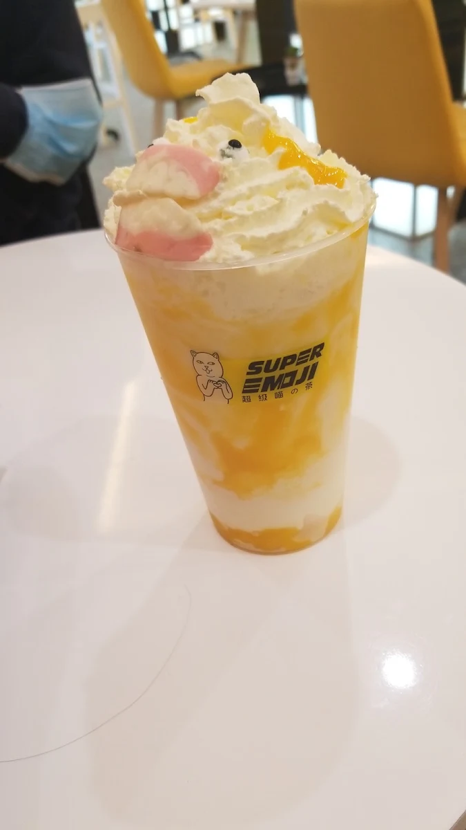 Mango Cheese Tea, Super Emoji