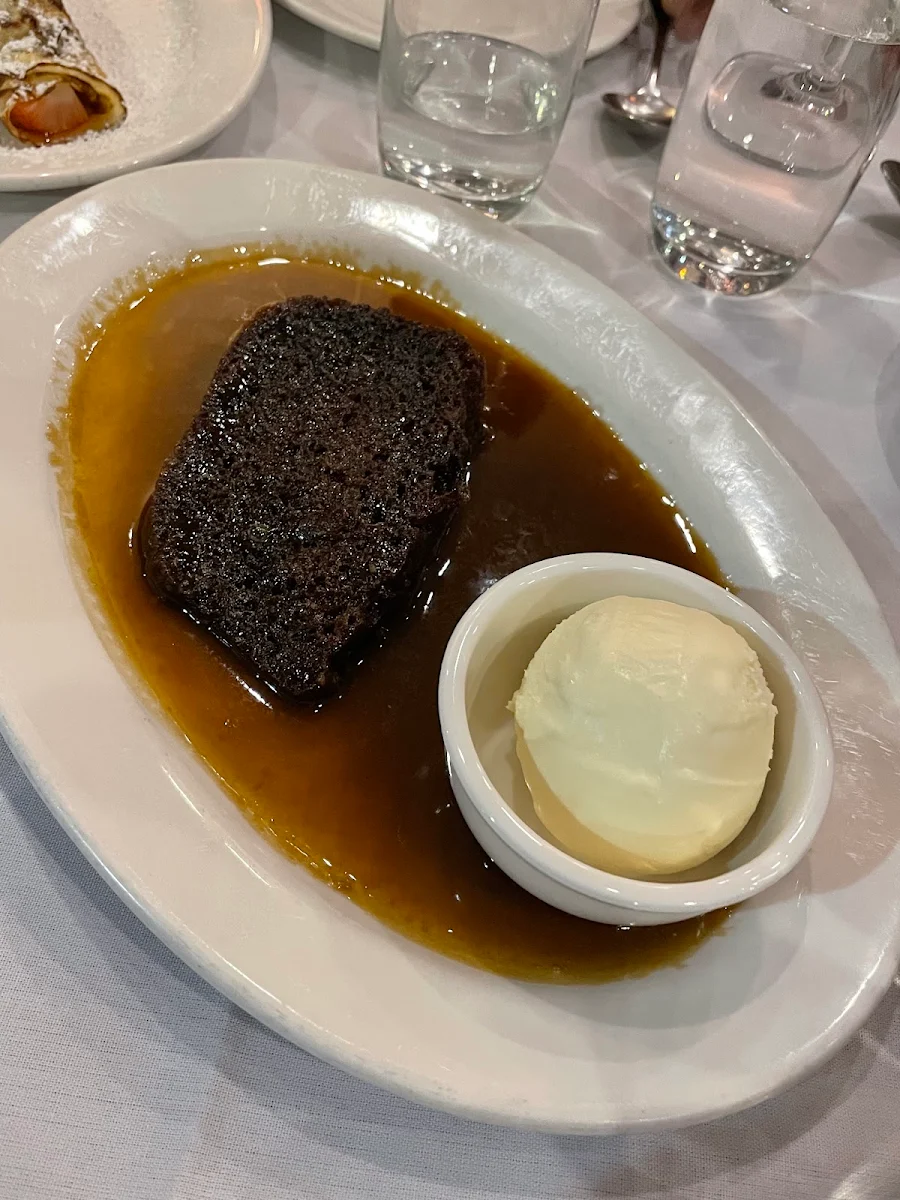 Sticky Date Pudding, Charcoal Grill on The Hill