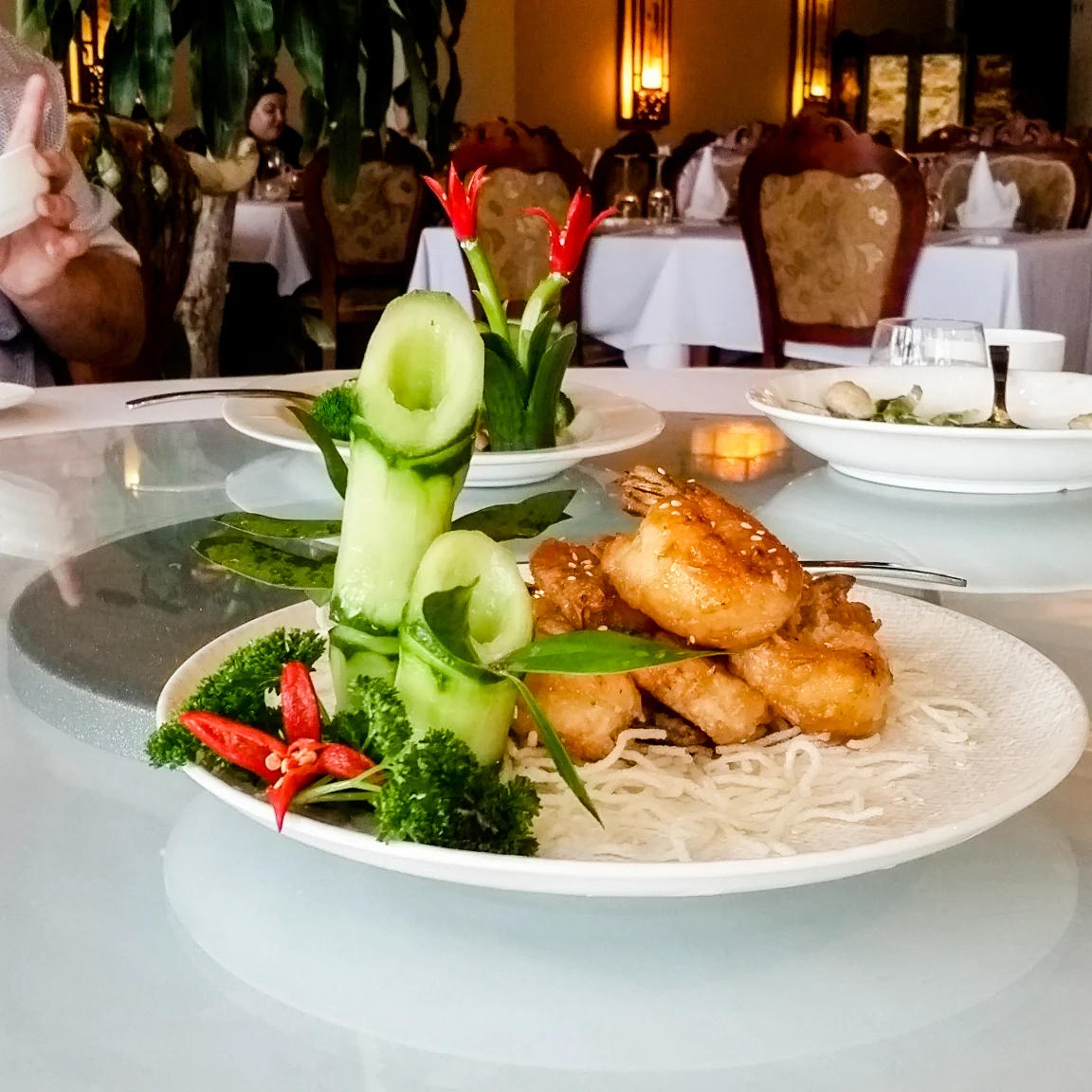 Honey King Prawns