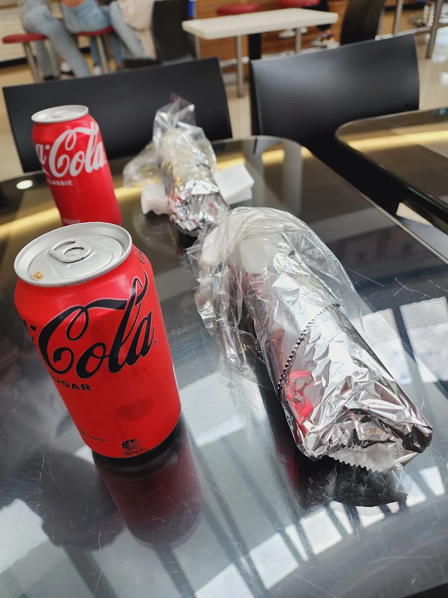 Chicken Kebab and Drink