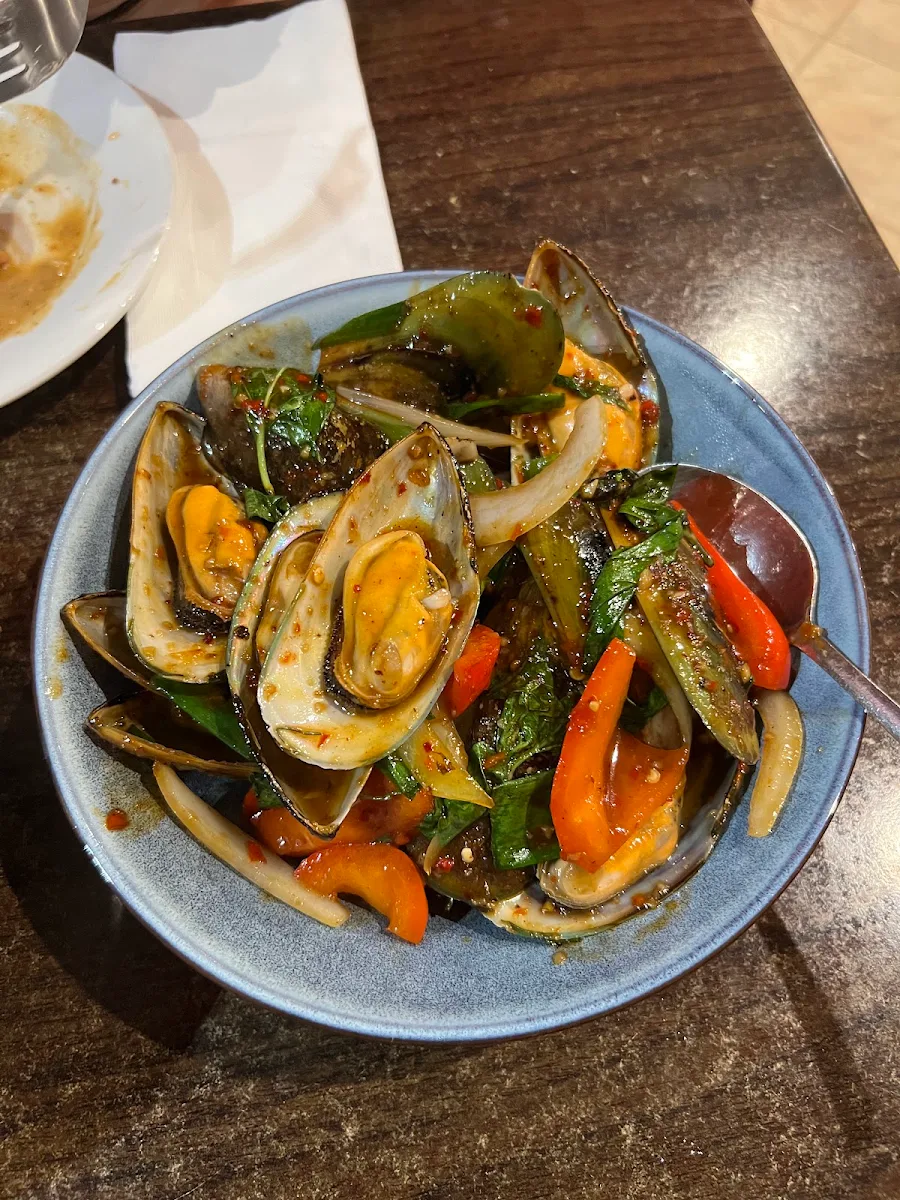 Mussels Stir-Fried