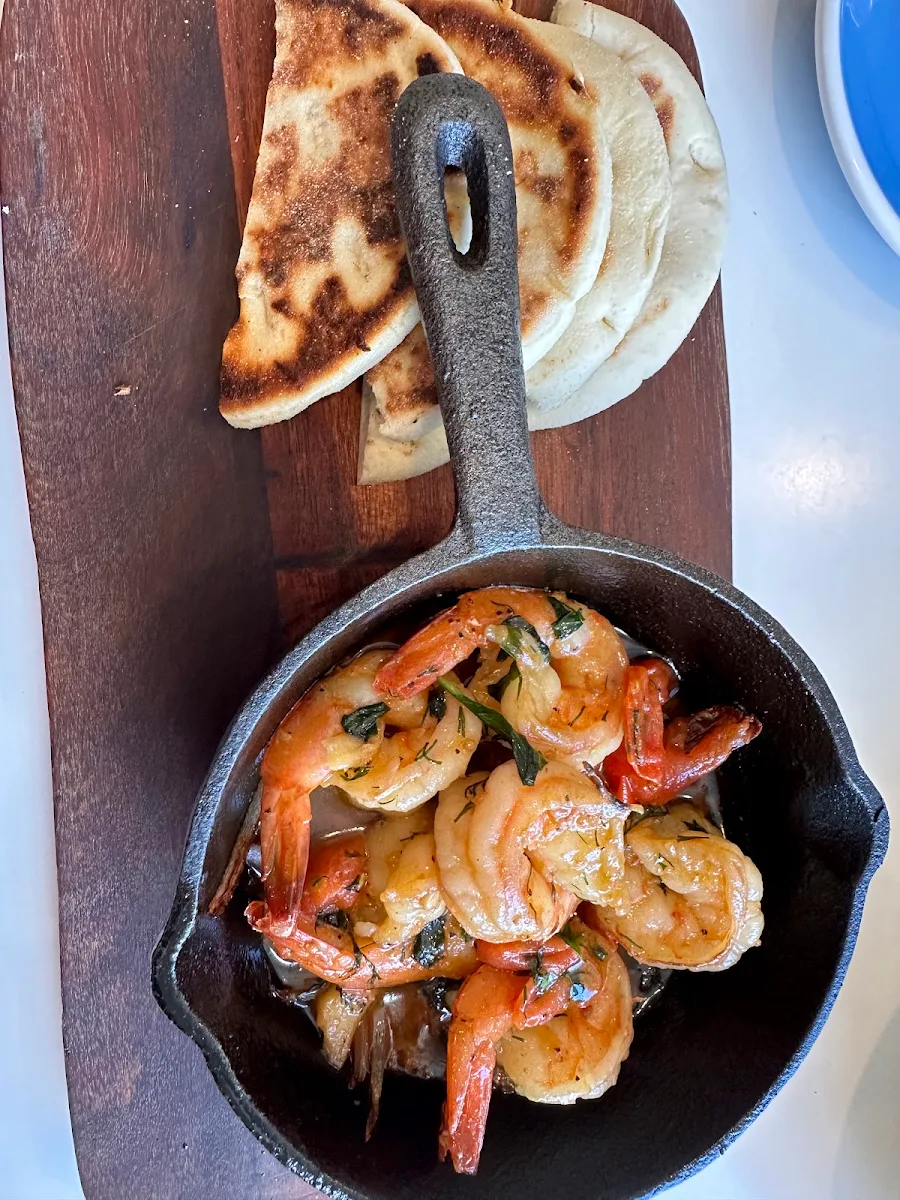 Sizzling Garlic Prawns