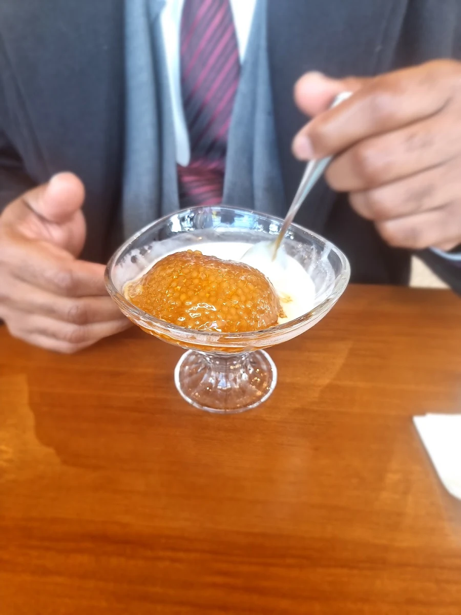 Sago Pudding, Chef Lagenda Aintree