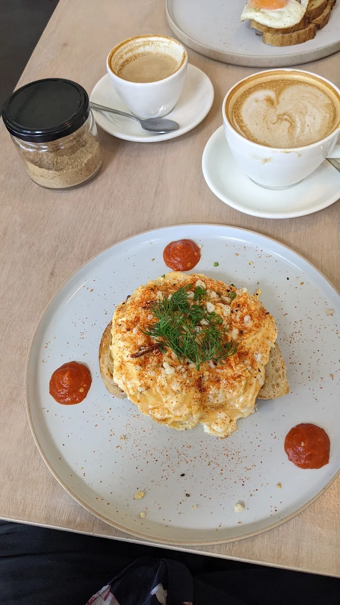 Chilli Scrambled Eggs, Refinery Coffee
