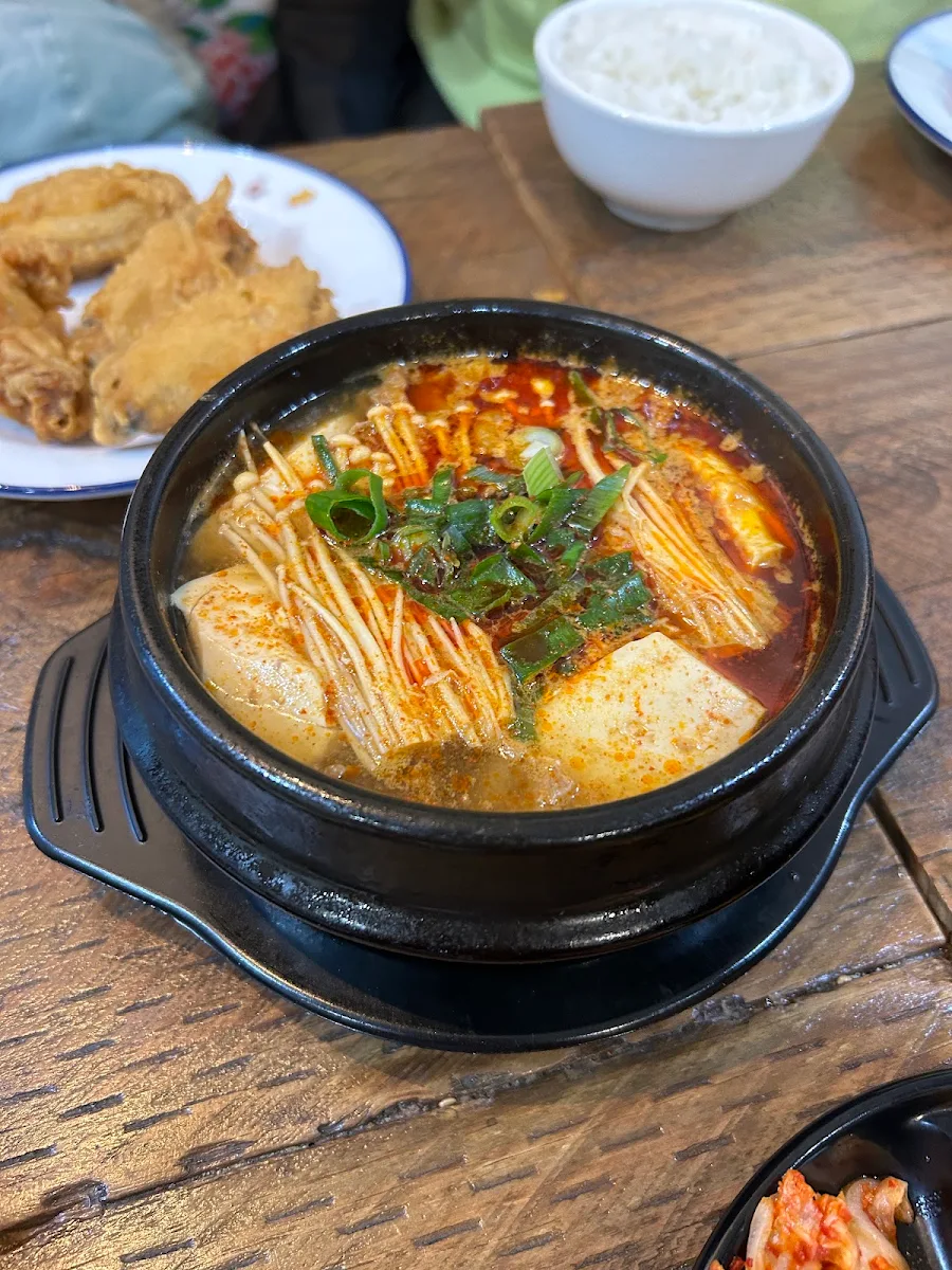 Tofu Soup with Beef