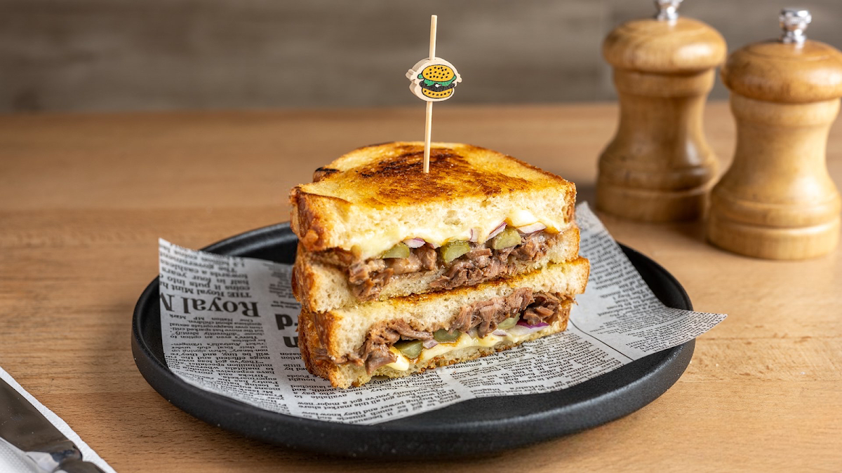 Pulled Beef Toastie, SUM Cafe and Thai eatery