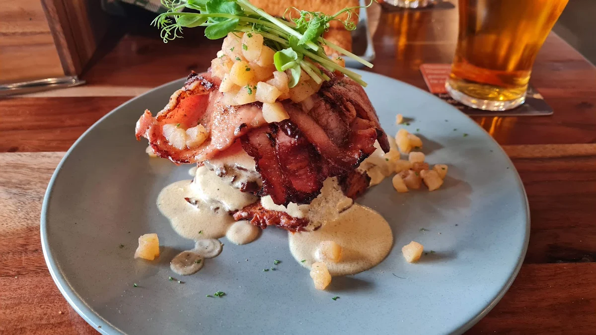 Black Pudding Stack, Paddy Malone's