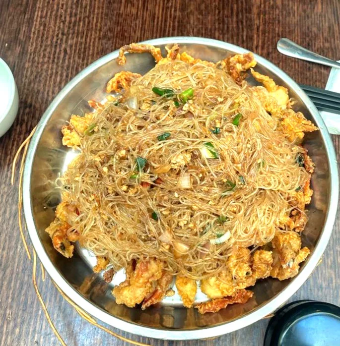 Soft Shell Crab and Angel Hair