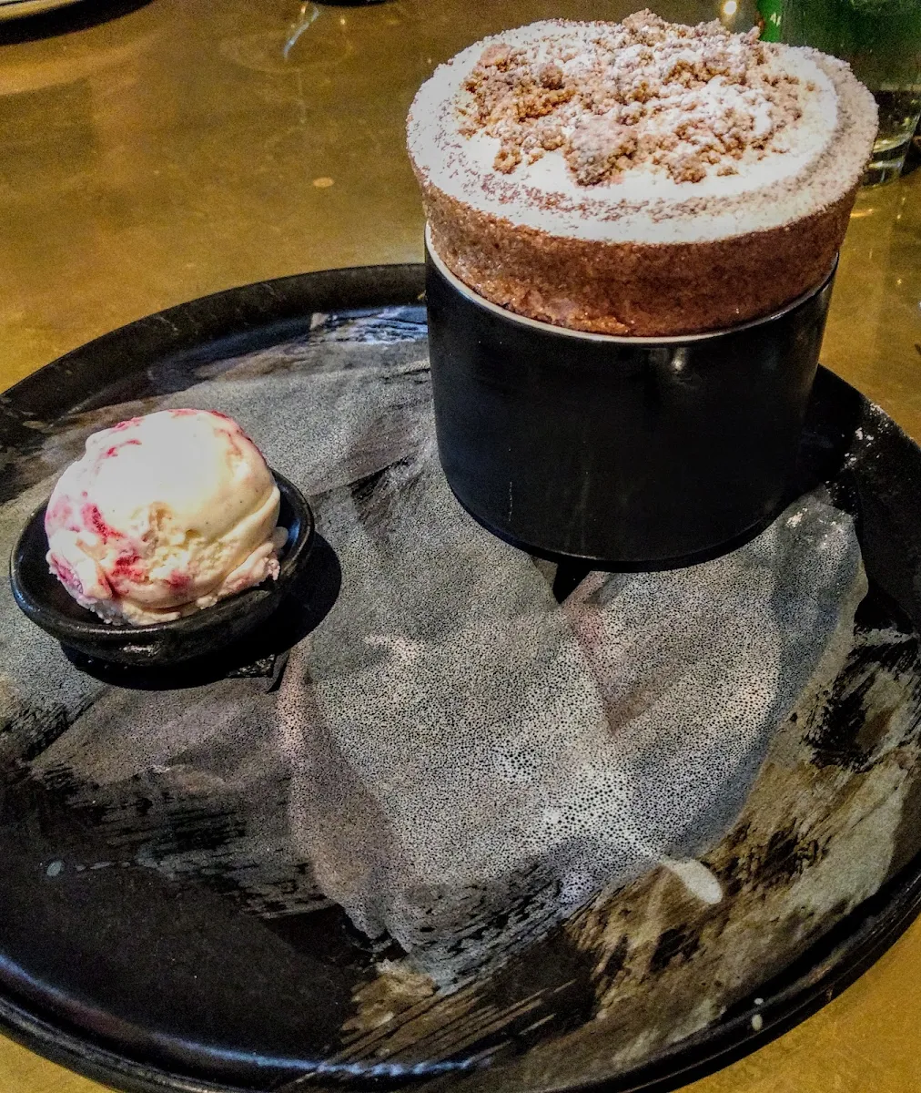 Raspberry Souffle, Pascale Bar & Grill