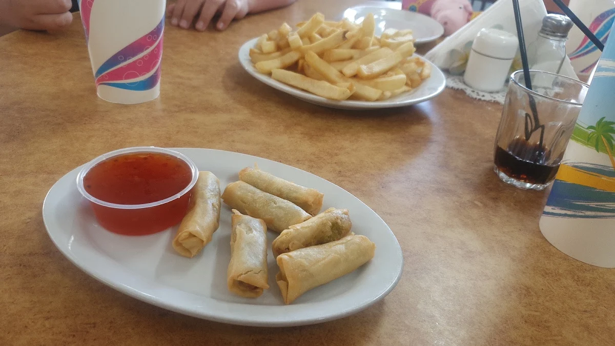 Spring Rolls, Cervantes Fish & Chips