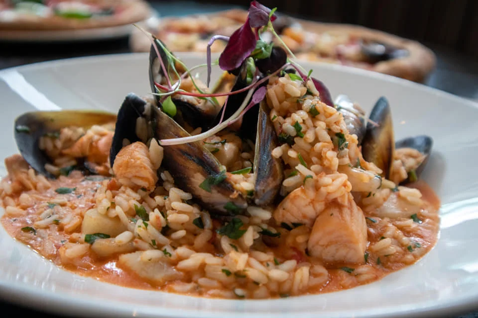 Seafood Risotto, Baci