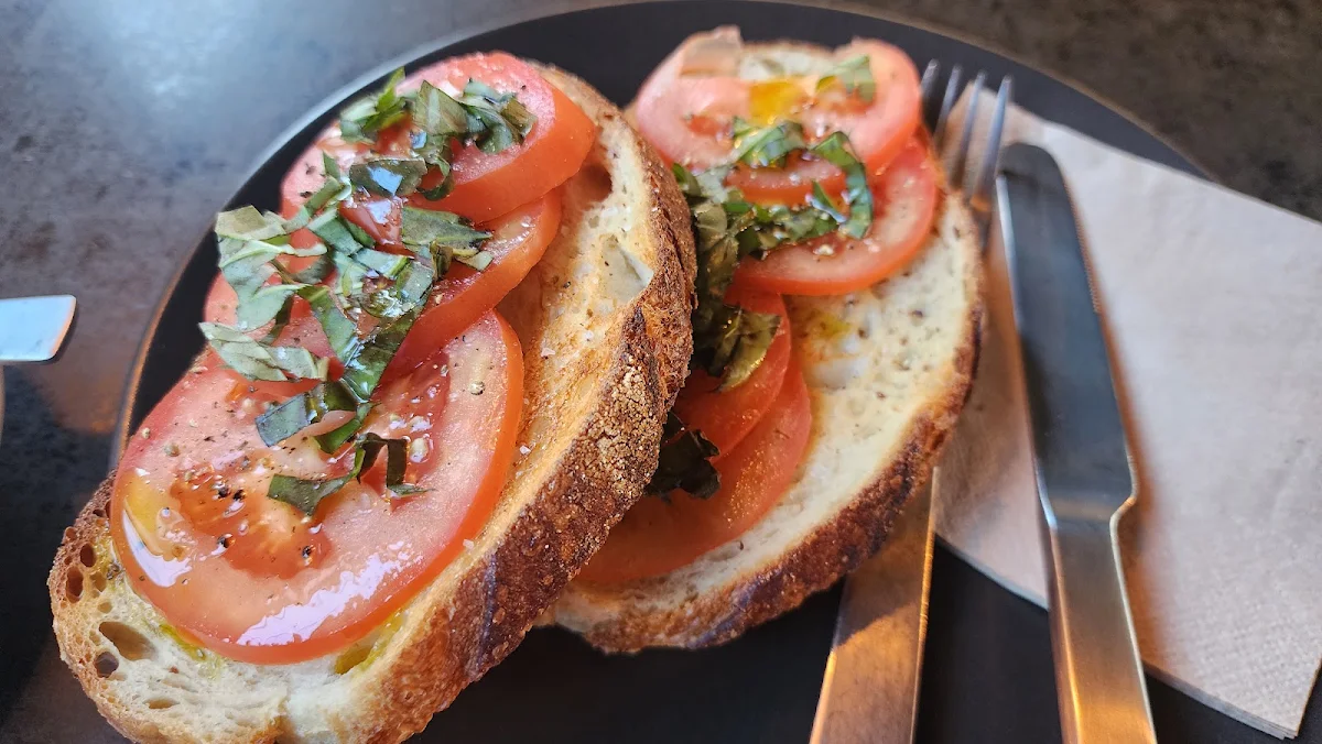 Tomato & Basil on Toast