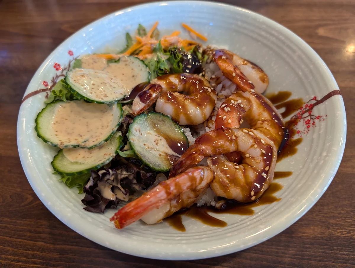 Grilled Prawn Poke