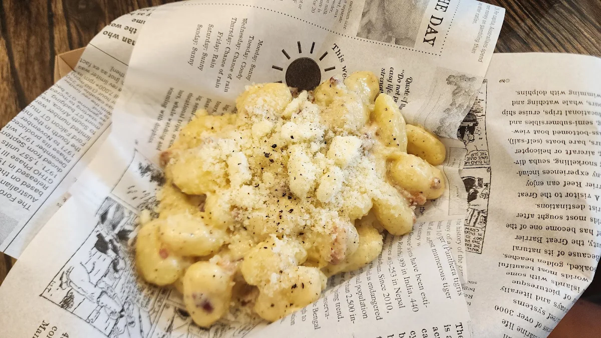 Gnocchi Carbonara, Friggitoria