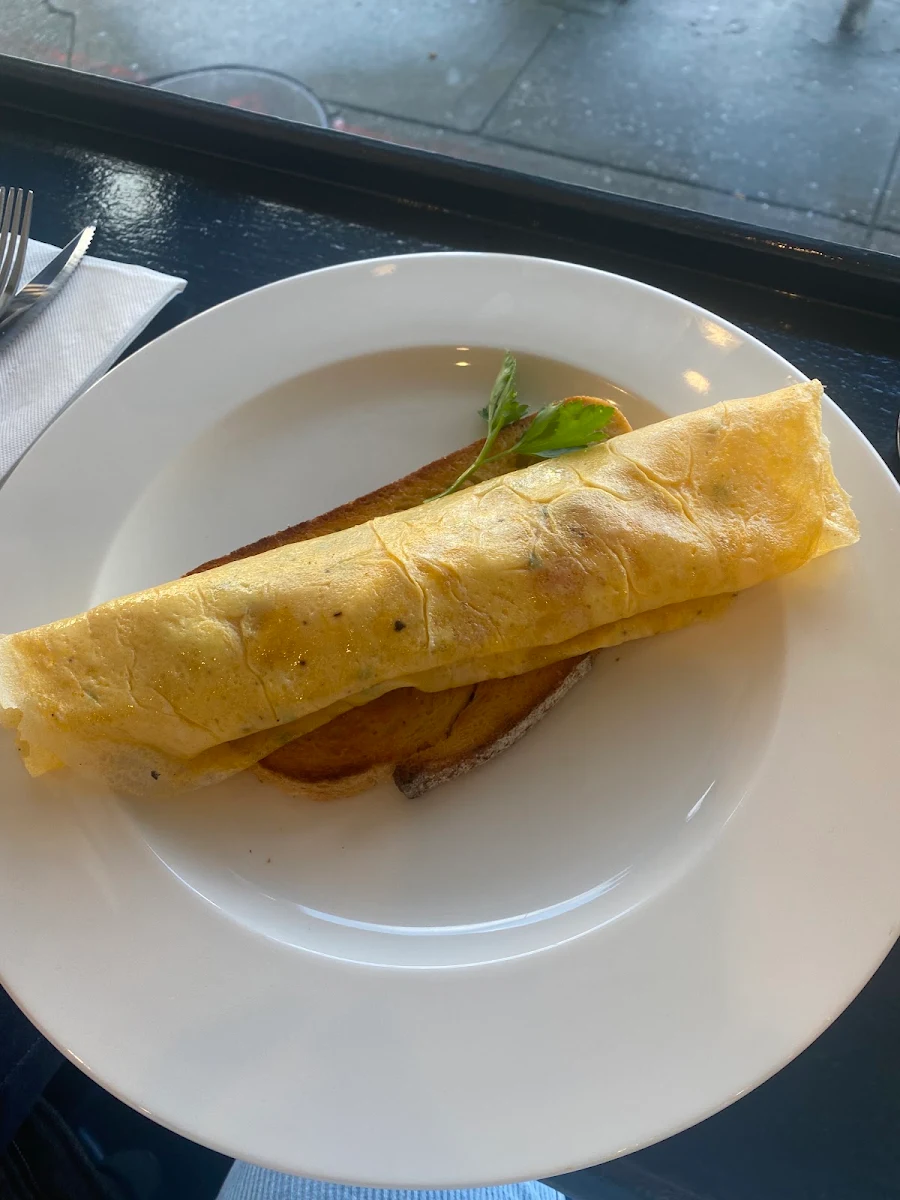3 Egg Omelette with Toast