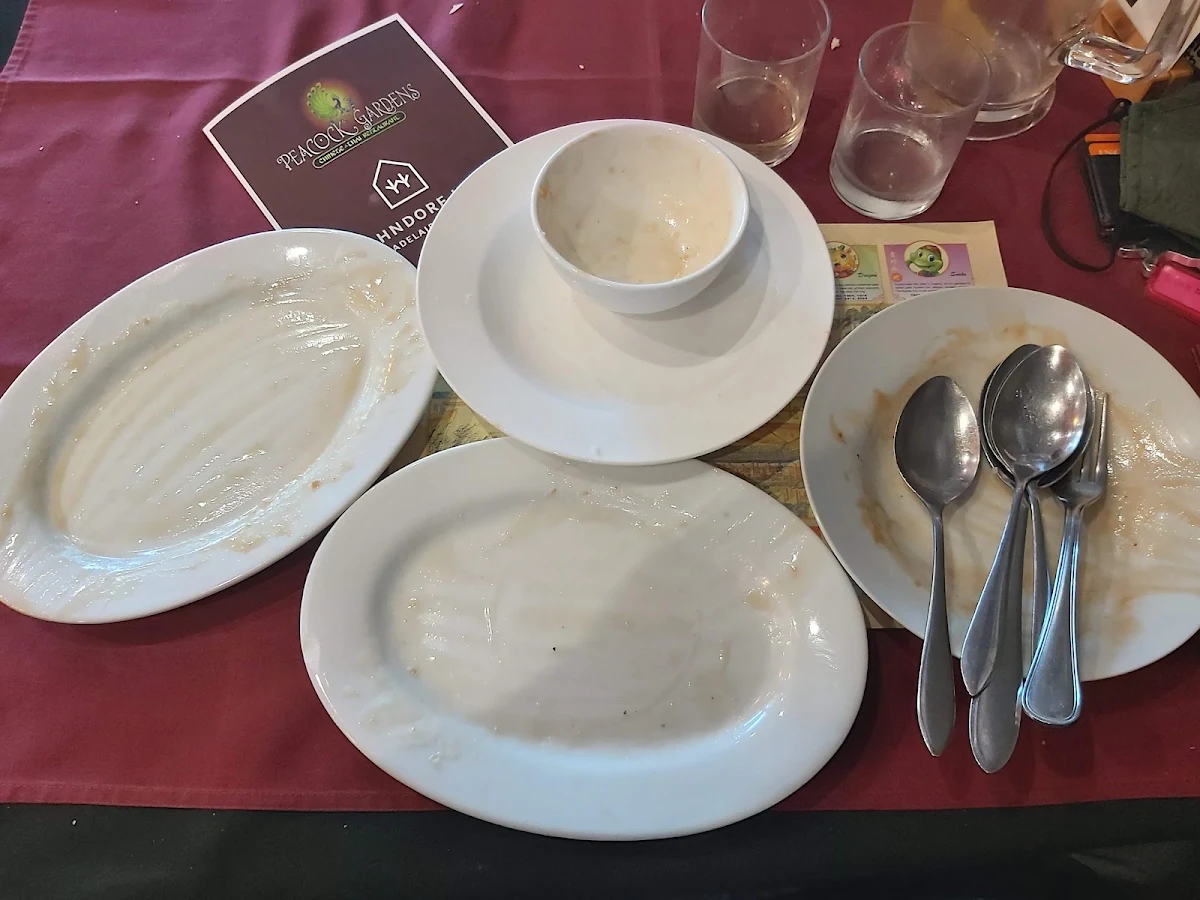 Plates, Peacock Gardens Chinese & Thai Restaurant