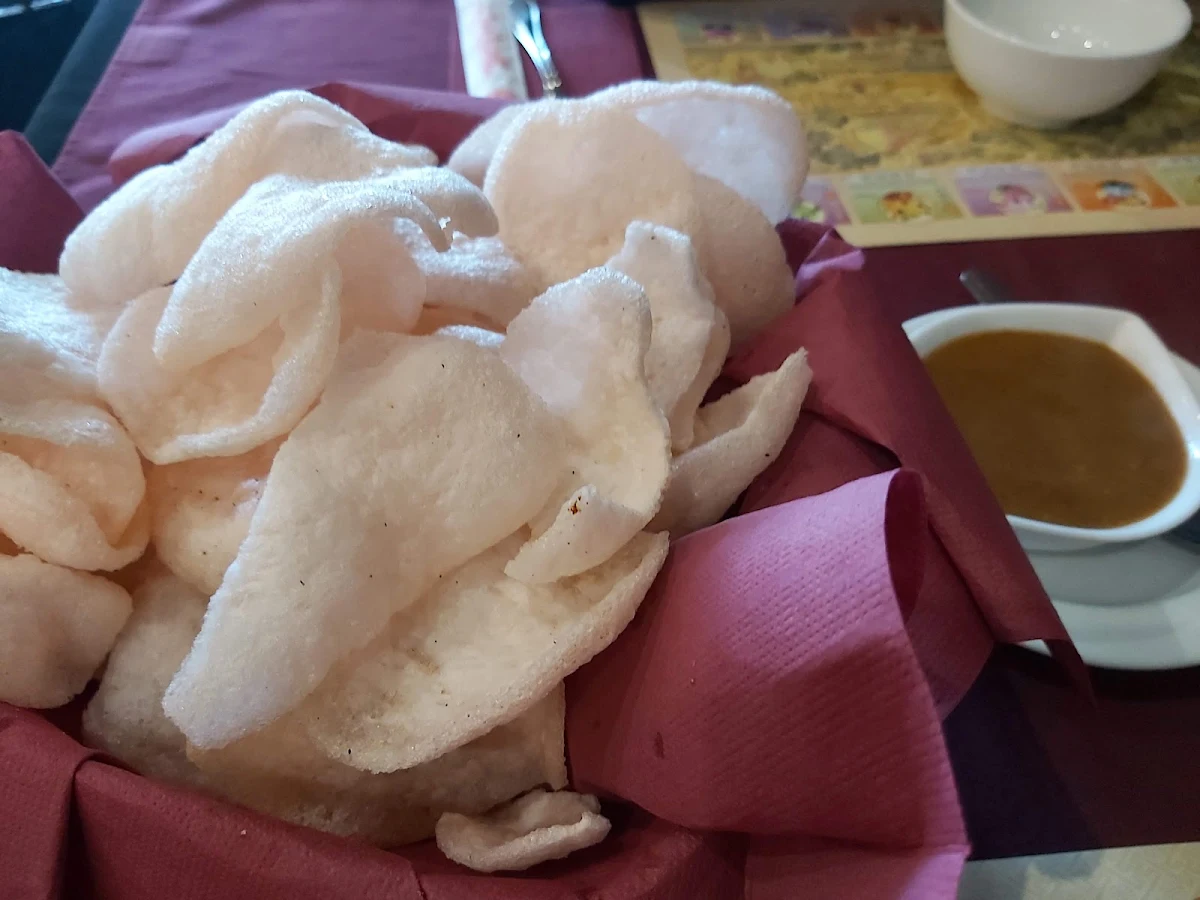 Prawn Crackers, Peacock Gardens Chinese & Thai Restaurant