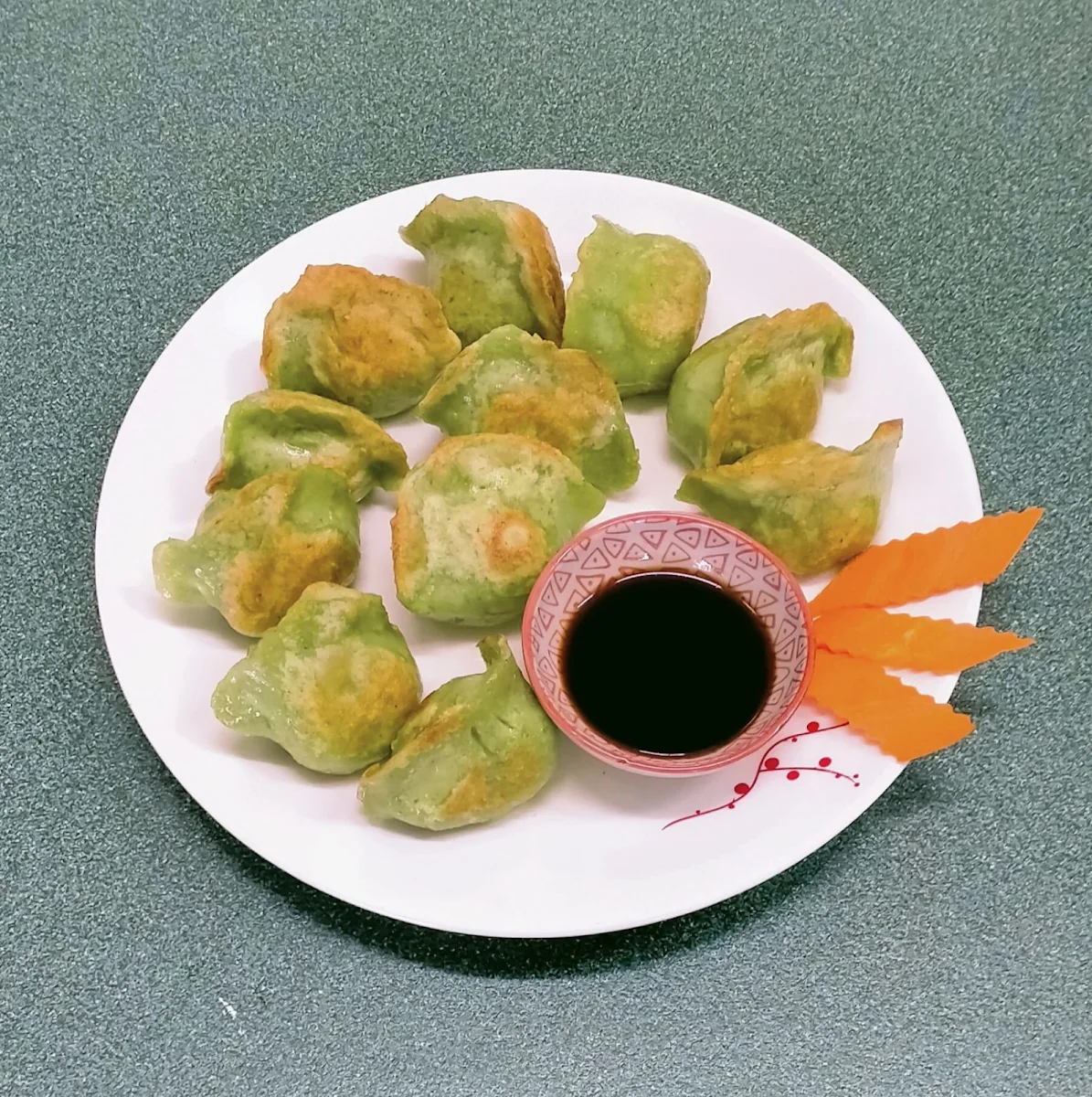 46 F V Pan Fried Vegetarian Dumplings 12ps