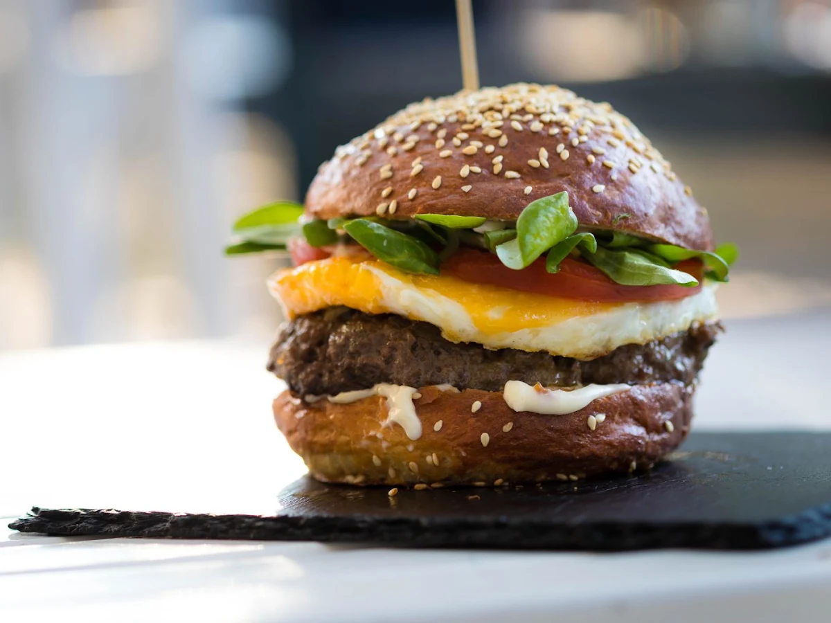 Hamburger, Holy Mackerel Fish Cafe