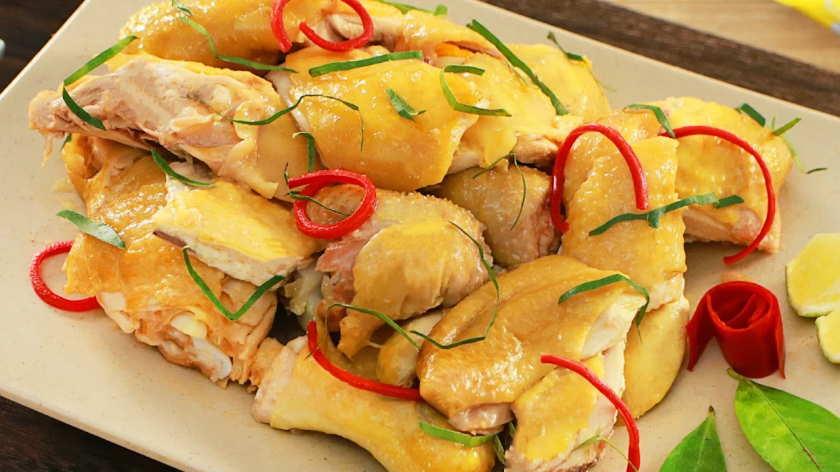Steamed Chicken With