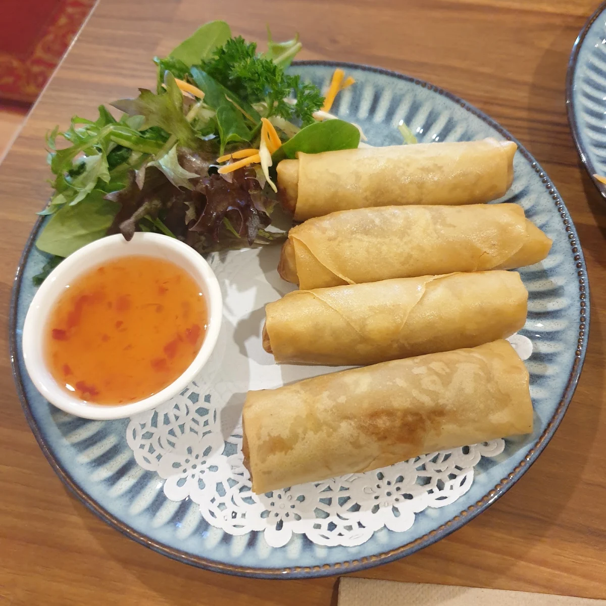 Vegetable Spring Rolls, Thai Smile Burnie