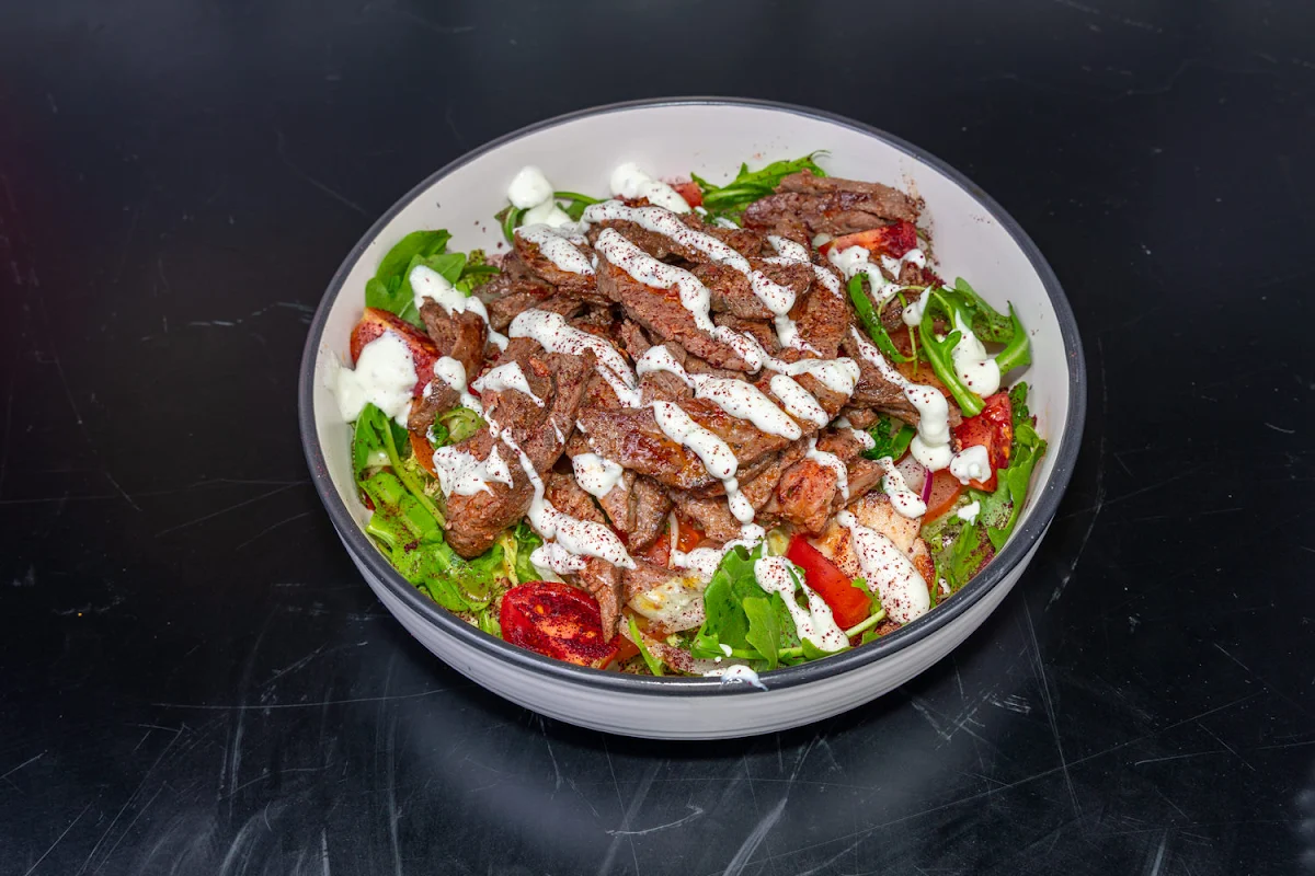 Warm Doner Salad