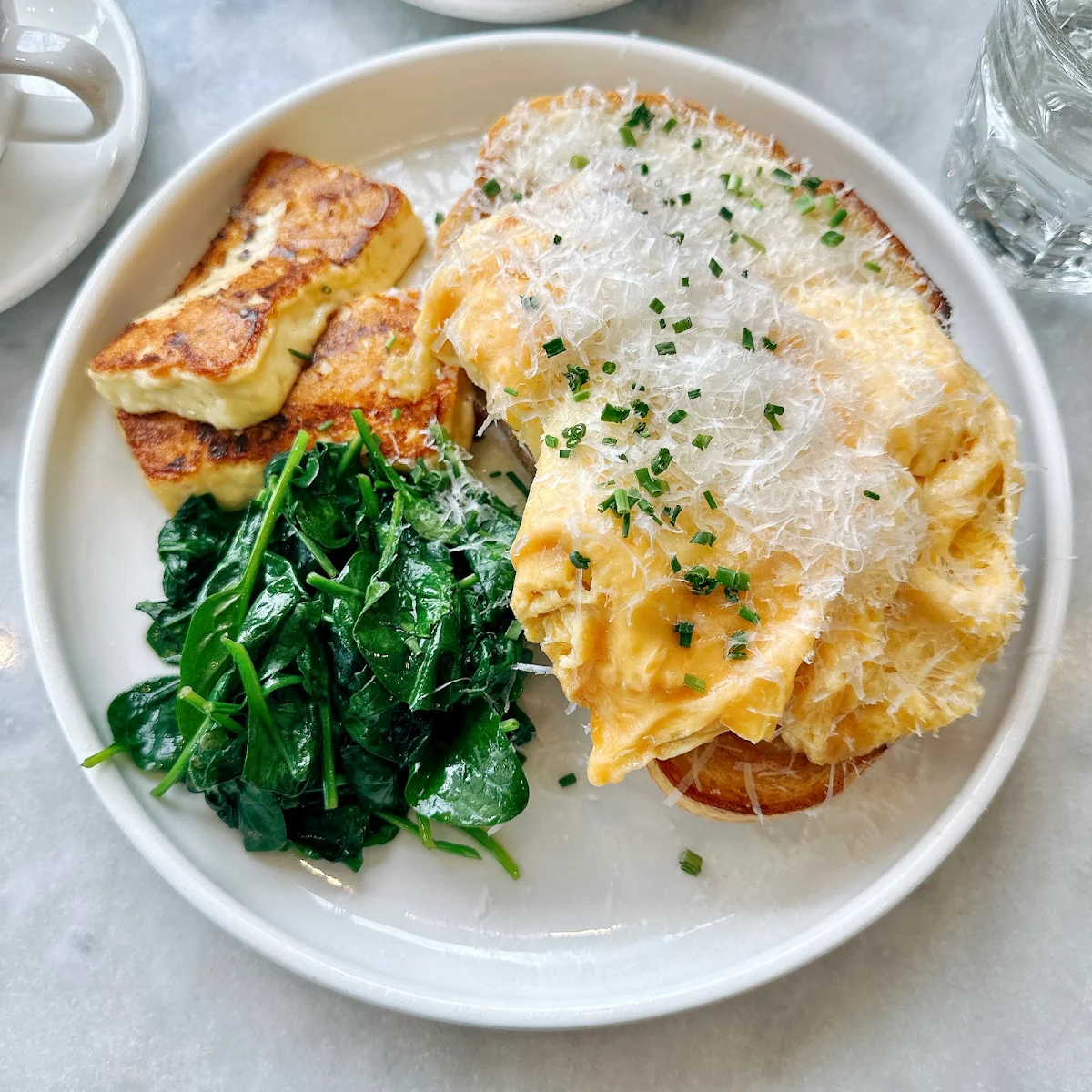 Parmesan Scrambled Eggs