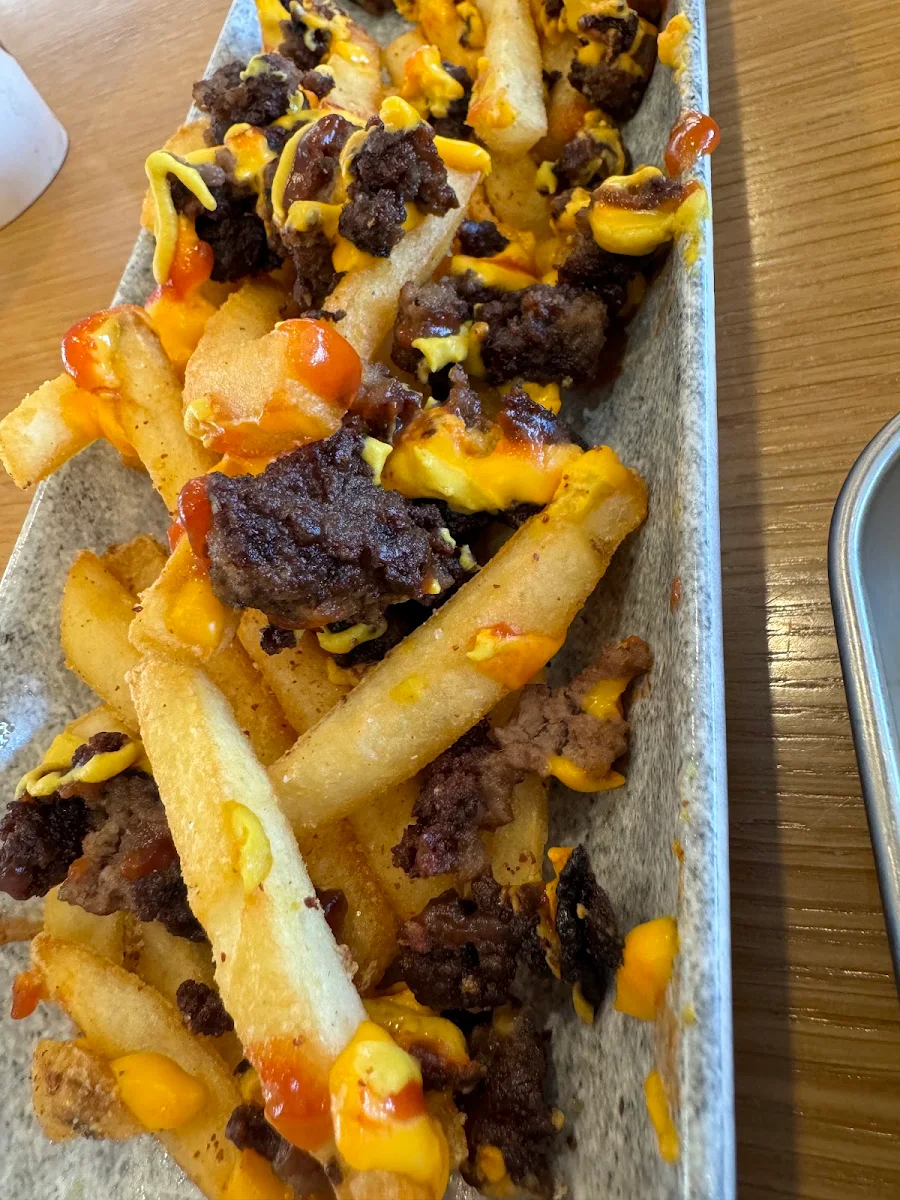 Loaded Cheeseburger Fries, XS Espresso Revesby