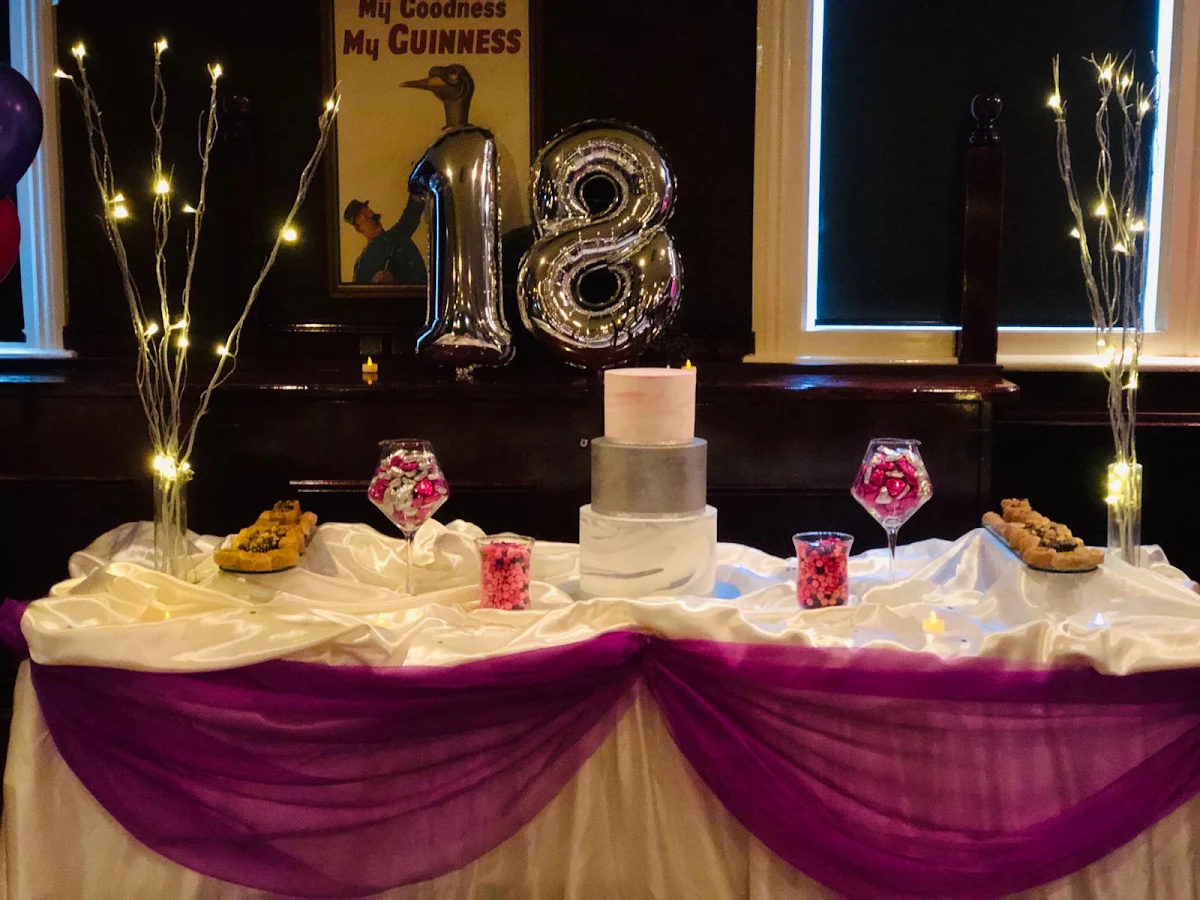 Birthday Cake Table