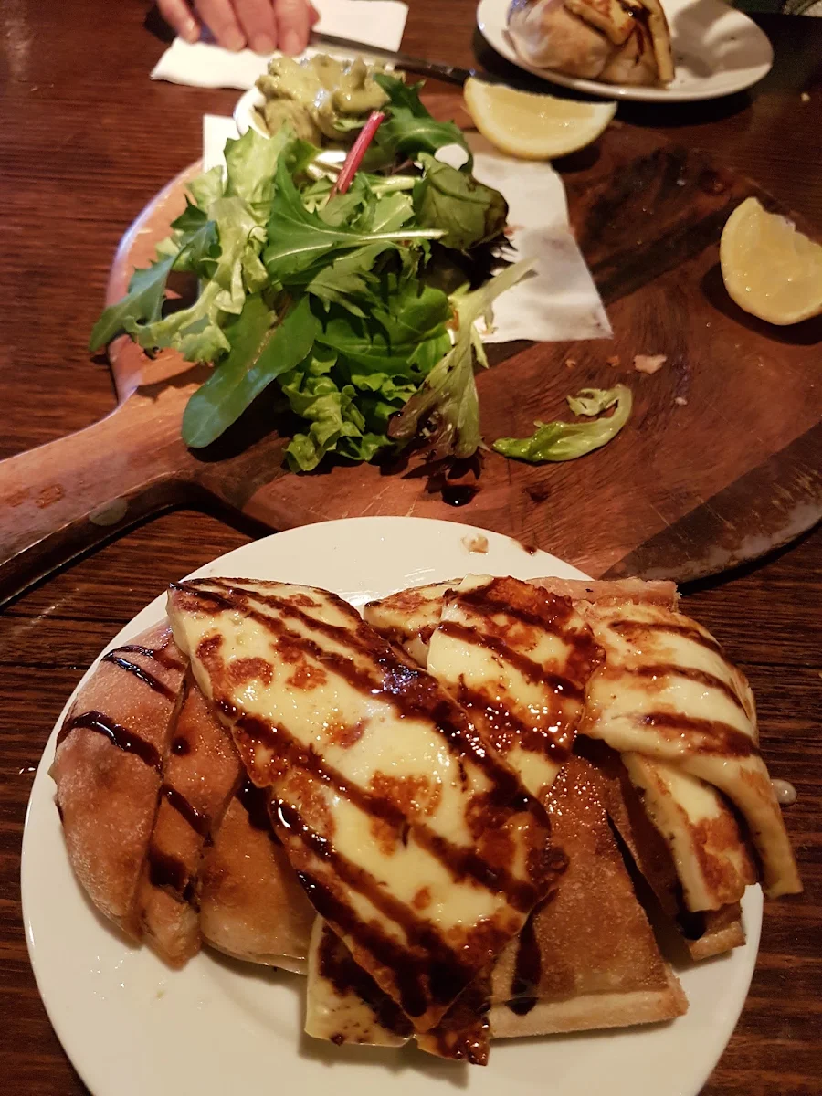 Haloumi on Sourdough