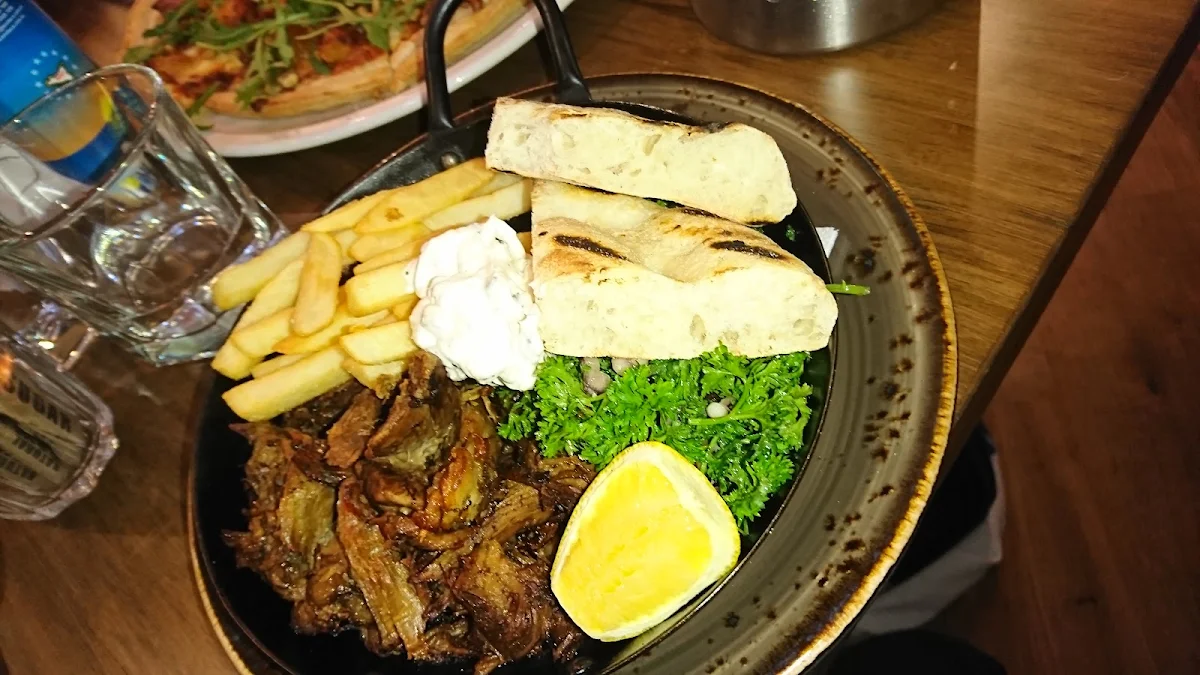 Open Lamb Souvlaki