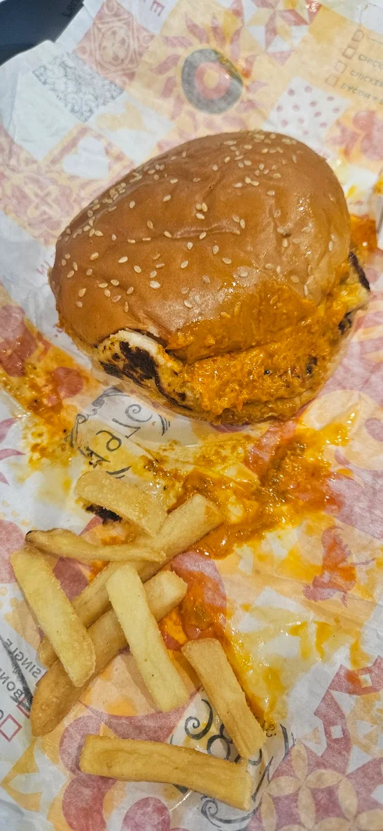 Double Burger, Oporto Auburn Redyard Drive Thru