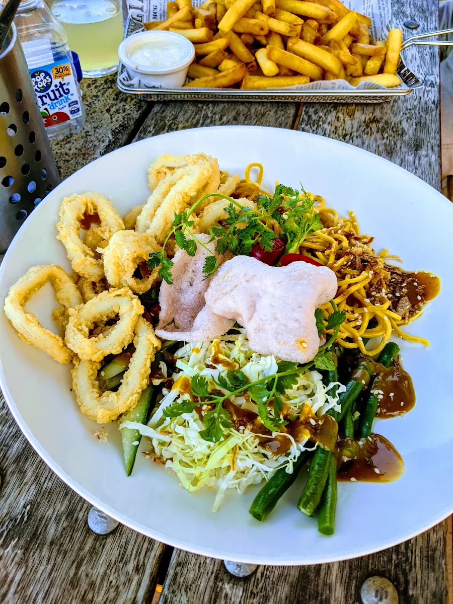 Gado Gado Salad with Squid