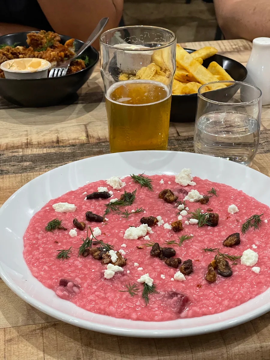 Beetroot Risotto, Kimberley Grande Sports Bar & Restaurant