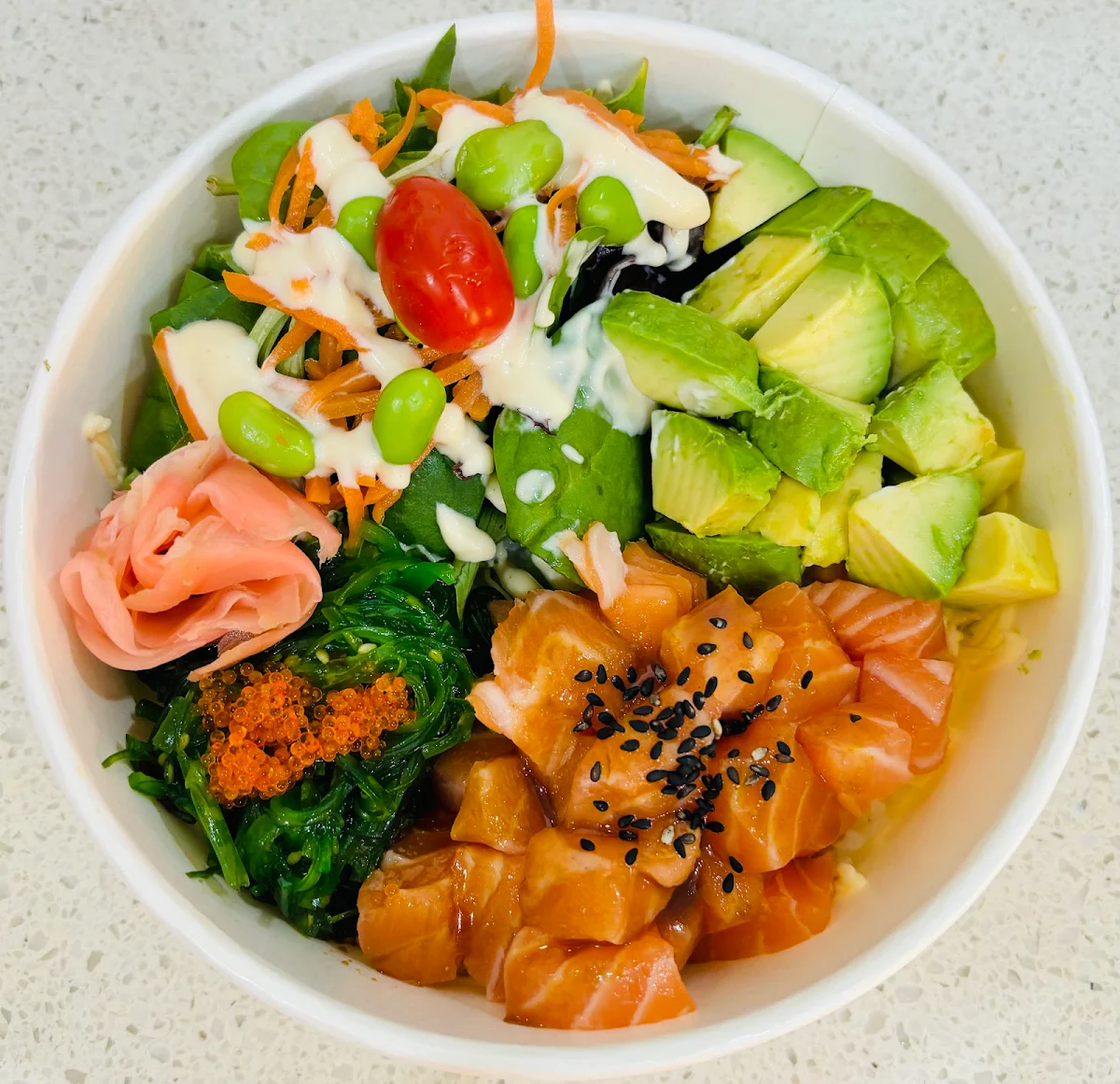 Salmon Poke Rice