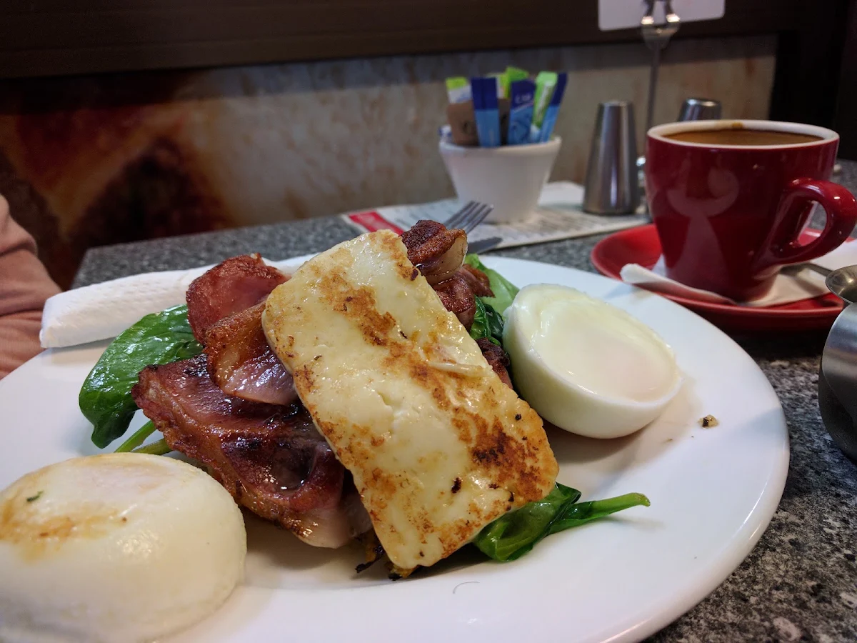 Corn Fritter Stack, Espresso Hut