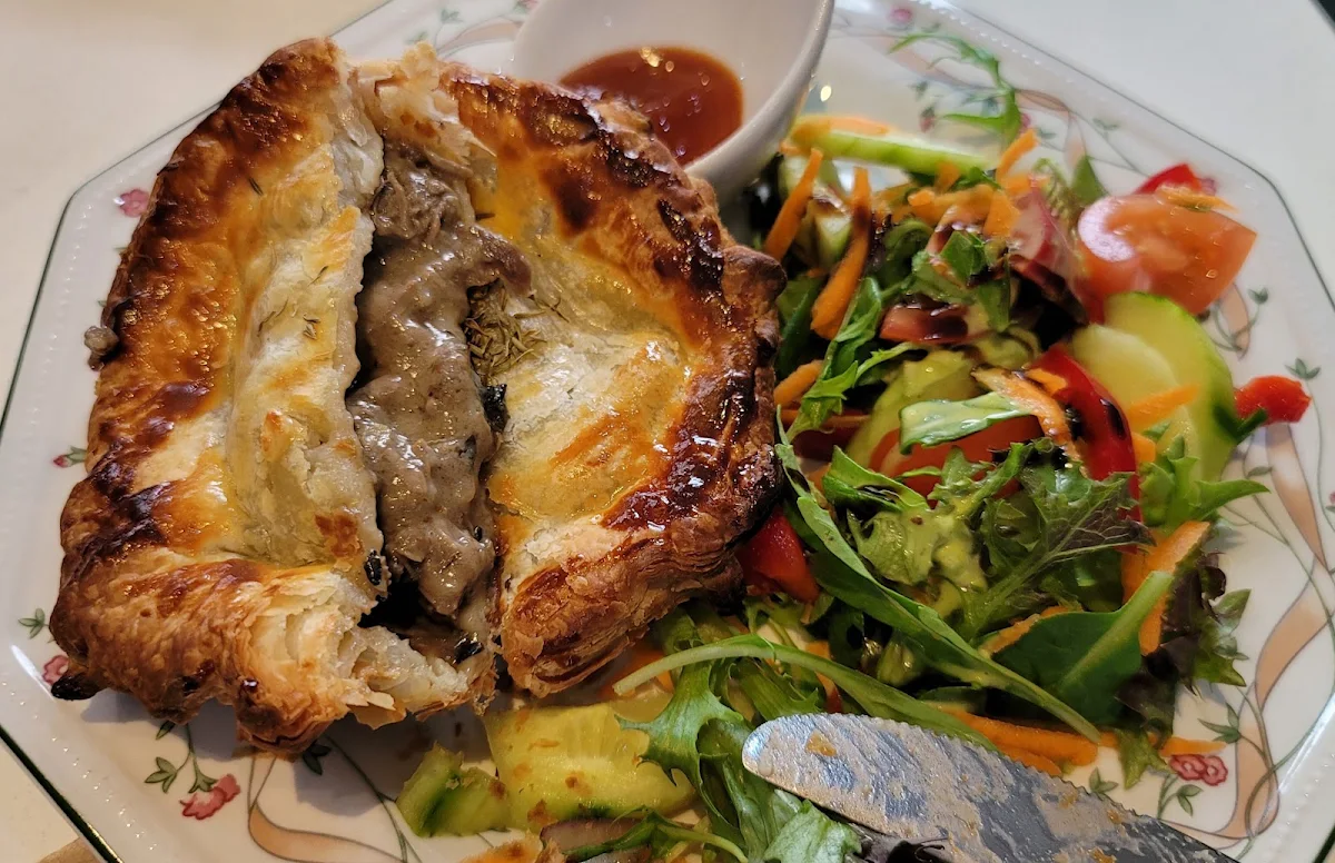 Pie with Salad
