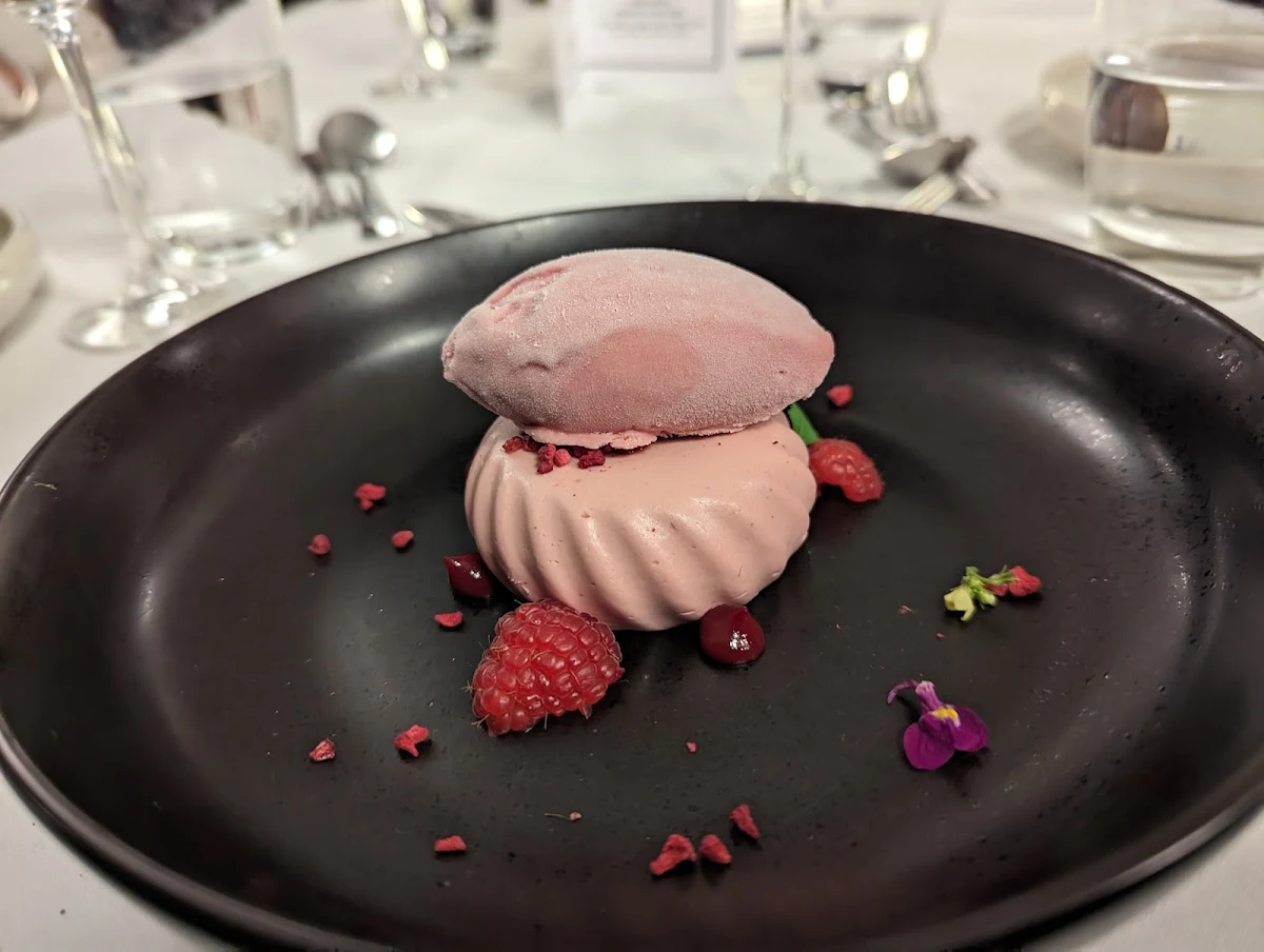 Raspberry Cheesecake, The Wintergarden Restaurant at Hydro Majestic
