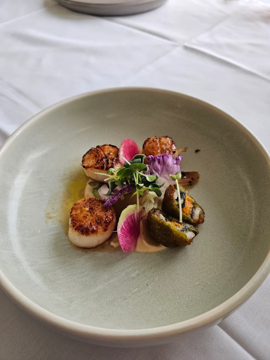 Smoked Scallops, The Wintergarden Restaurant at Hydro Majestic